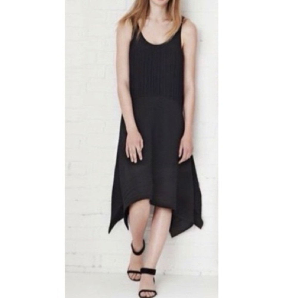Club Monaco Black Asymmetrical Dress